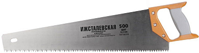 Ножовка по дереву 500мм, зуб 6.5мм, двухкомп. пласт. рукоятка (1520-50-06_z01) ИЖ
