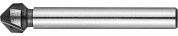 Зенкер ЗУБР "ЭКСПЕРТ" конусный с 3-я реж. кромками, сталь P6M5, d 6,3х45мм, цилиндрич.хв. d 5мм, для