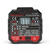 Тестер розеток и УЗО KT 106D серия PROLINE (79136) КВТ