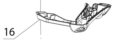 Нижняя часть рукоятки ( 21.006 ) Collomix