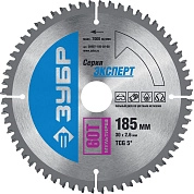 Диск пильный 185х30х60 по алюминию "Мультирез" (36907-185-30-60) ЗУБР