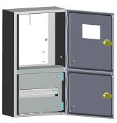 Щит учетно-распределительный навесной ЩУРн-3/12 два отсека (БУР) IP54 (540х300х160) EKF PROxima