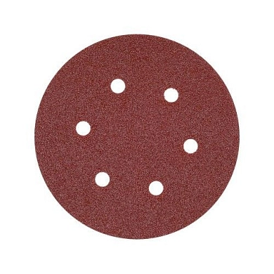 Круг шлифовальный д=150 мм, 6 отв., зерно 60, 50шт. (YT-834582) YATO