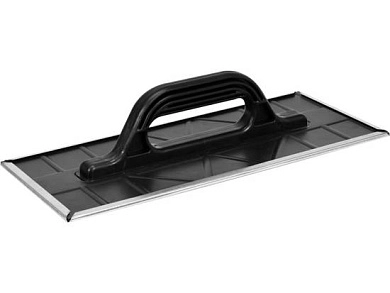 Терка пластмассовая с металл. накладкой 180х400мм, для пенопласта (06472) VOREL