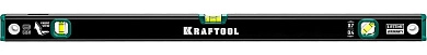 Уровень строительный, 80 см. (0,4мм/м, 600г/м, 3гл., черный), быт. "GRAND" (34781-80) KRAFTOOL