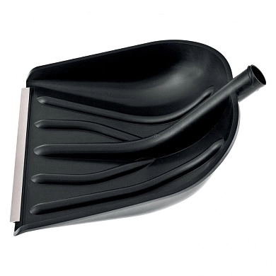 Лопата снеговая пластиковая PROFI, 410*405мм, без черенка (614875) СИБРТЕХ