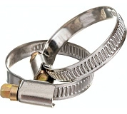 Хомут червячный оцинк. 25-40 мм, накатная лента 9мм, 50шт. (RF-25-40) RockFORCE