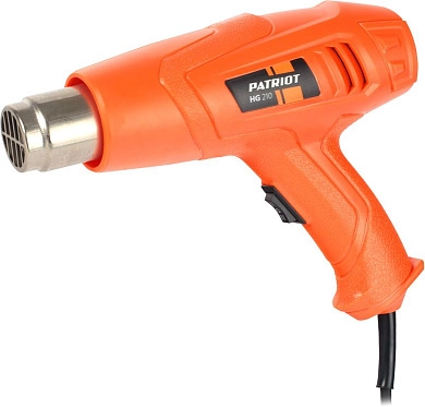 Фен технический HG210 (2,0 кВт 230В 300-500 л/мин 300-500 °С кейс) PATRIOT / OPTIMA