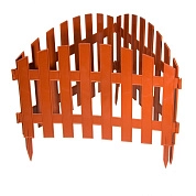 Забор декоративный "Винтаж", 28х300 см, терракот (65015) PALISAD