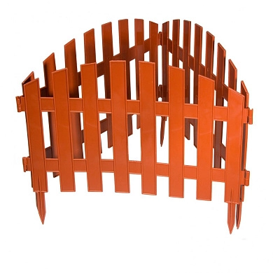 Забор декоративный "Винтаж", 28х300 см, терракот (65015) PALISAD