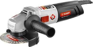 Угловая шлифмашина УШМ-125-1100 ТМ3 (1100 Вт, круг 125х22 мм, регул. обор., кор.) ЗУБР