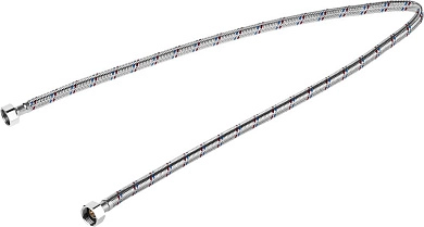 Подводка гибкая для воды, оплетка из нержавеющей стали, г/г 1/2" - 1м (51005-G/G-100) ЗУБР