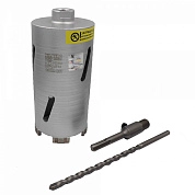 Коронка алмазная сегментная (подрозетник) 82х150мм, SDS-plus/М16 (сухое сверл.)(HD382) HILBERG LASER