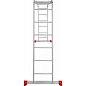 Лестница-трансформер алюм. шарнирная NV2320 (4х6 ступ. 316/642см, 16.5кг) Новая Высота фото8