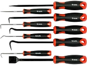 Крюки и скребки с рукояткой, 9пр., 40Cr (YT-08426) YATO