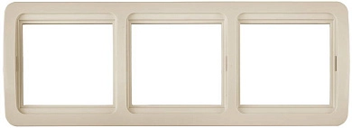 Панель "ГАММА" тройная горизонтальная, цвет бежевый (SV-54148-B) СВЕТОЗАР