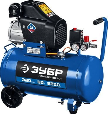 Компрессор воздушный КПМ-320-50 (2200 Вт, 320 л/мин, 50 л) ЗУБР