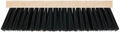 Щетка для пола деревянная, прямоугольная, 4-х рядная, 265 мм (F_68040) КУРС