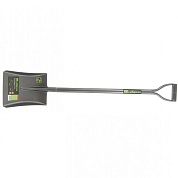Лопата совковая, 245х295х1150мм, цельнометаллическая (61473) СИБРТЕХ