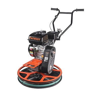 Машина затирочная бензин. PCT 600 L (Loncin G200F, 6.5 л.с., диск 580 мм, 4 лопасти) PATRIOT