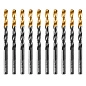 Сверло по металлу 7 мм, HSS-TiN, Golden Tip, 10 шт. (717217) DENZEL фото2