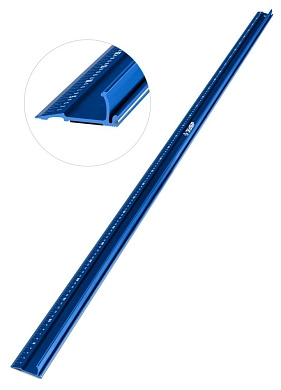 Линейка алюминиевая 1500 мм, усиленная, со стальной направл. (34382-150) ЗУБР