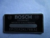 Этикетка 1 601 11A 3H3 BOSCH