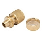 Соединитель латунный быстросъемный для шланга 1/2", аквастоп (66240) PALISAD фото3