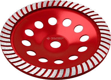 Чашка алмазная сегм. ТУРБО (230х5х22.23) Бетон (33375-230_z01) ЗУБР