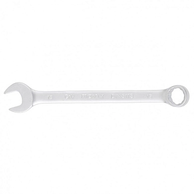 Ключ комбинированный, 15 мм, CrV, матовый хром (15111) MATRIX