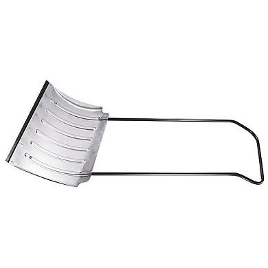 Движок снеговой алюминиевый, 750*420*1120мм, усиленный, стальная рукоятка (61583) СИБРТЕХ