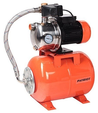 Насосная станция PW1200-24I (1,2кВт 3,8 м3/ч 63 л/мин 220В погр/под 7/40м Øфр 1мм) PATRIOT / OPTIMA
