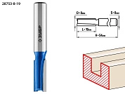 Фреза пазовая прямая, D= 8мм, рабочая длина-19мм, хв.-8 мм (28753-8-19) ЗУБР