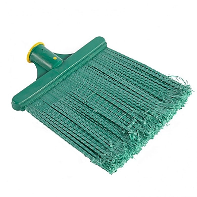 Метла полипропиленовая, 240х160мм, плоская распушенная, б/черенка (63209) СИБРТЕХ
