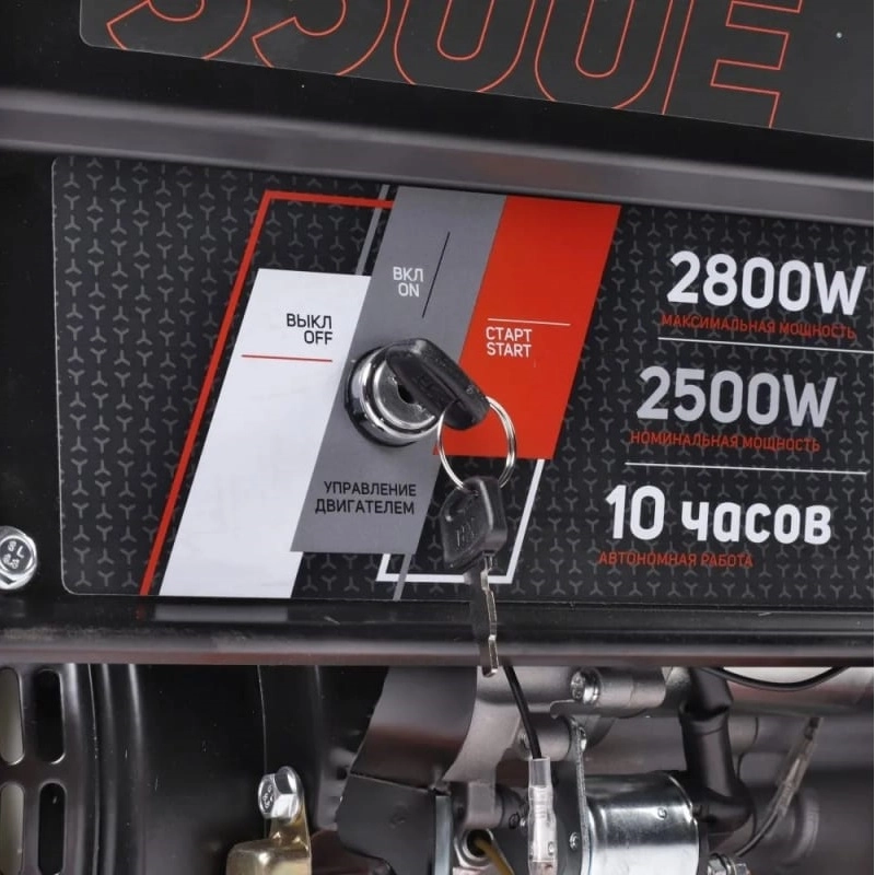 Генератор бензиновый GRS 3500E (2,8 кВт 220В 15,0л розетка 2х220/12В) PATRIOT / OPTIMA фото4