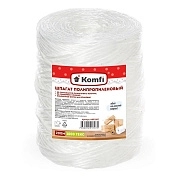 Шпагат полипропиленовый, 200 м, 1000 текс, белый (16511) Komfi