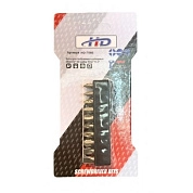 Биты крестообразные и шлицевые 25мм 1/4" S2 (набор 10пр) (HD-77895) H-D