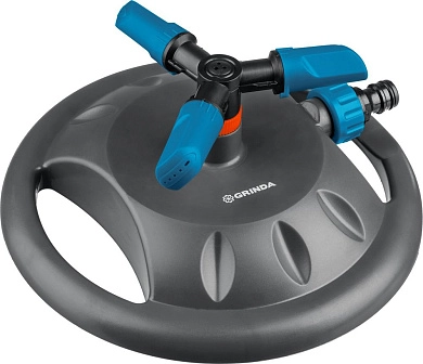 Распылитель круговой, 3 сопла, на подставке, ударопрочный пластик (429315) GRINDA