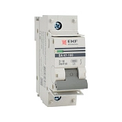 Автоматический выключатель ВА 47-100, 1P 100А (C) 10kA EKF PROxima