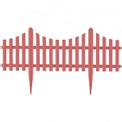 Забор декоративный "Гибкий", 24х300 см, коралловый (65018) PALISAD