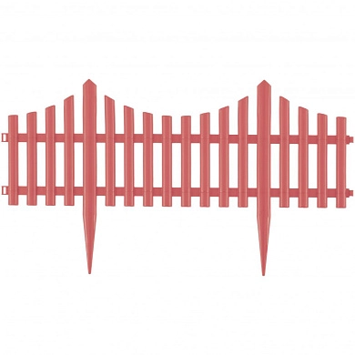 Забор декоративный "Гибкий", 24х300 см, коралловый (65018) PALISAD