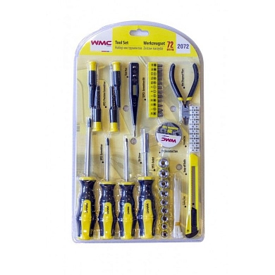 Набор инструментов 72пр. 1/4"(WMC-2072) WMC TOOLS