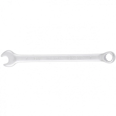 Ключ комбинированный, 7 мм, CrV, матовый хром (15103) MATRIX