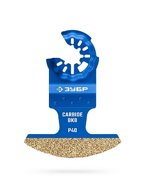 Полотоно CARBIDE ВК8 Р40 70x2.6мм с тв. крошк.: керам., кирпич, пенобет. (15581-70-2.6) ЗУБР