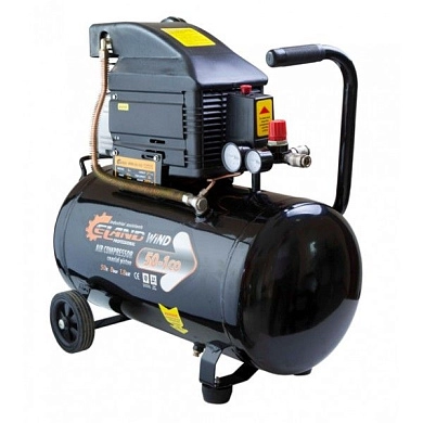 Компрессор воздушный WIND 50-1CO (1.8 кВт, 306 л/мин, 220В, 1цилиндр., 50 л) ELAND