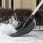 Лопата снеговая пластиковая, 360*405*1550мм, деревянный черенок в/с (61566) СИБРТЕХ фото11