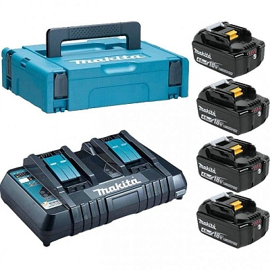 Аккумулятор 18В 4х4.0 А/ч + ЗУ DC18RD MakPac (198489-5) MAKITA