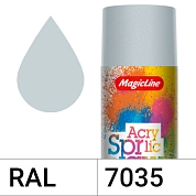 Краска аэрозольная  светло-серая акриловая (265г) RAL 7035 MAGICLINE