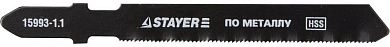 Полотна STAYER "PROFI", T118G, для эл/лобзика, HSS, по металлу (0,5-1,5мм), T-хвост., шаг 1,1мм, 50м