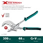 Клещи переставные 300мм, захват 68мм, двухкомп. рукоятки, Cr-Mo "VISE-WRENCH X" (22069) KRAFTOOL фото4